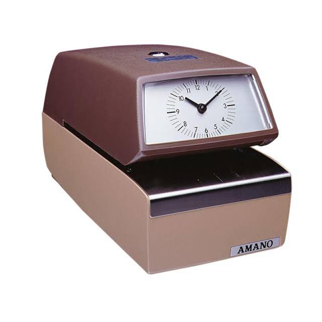 Amano 4740 Automatic Time and Date Stamp - Mesin Absen / Check Clock