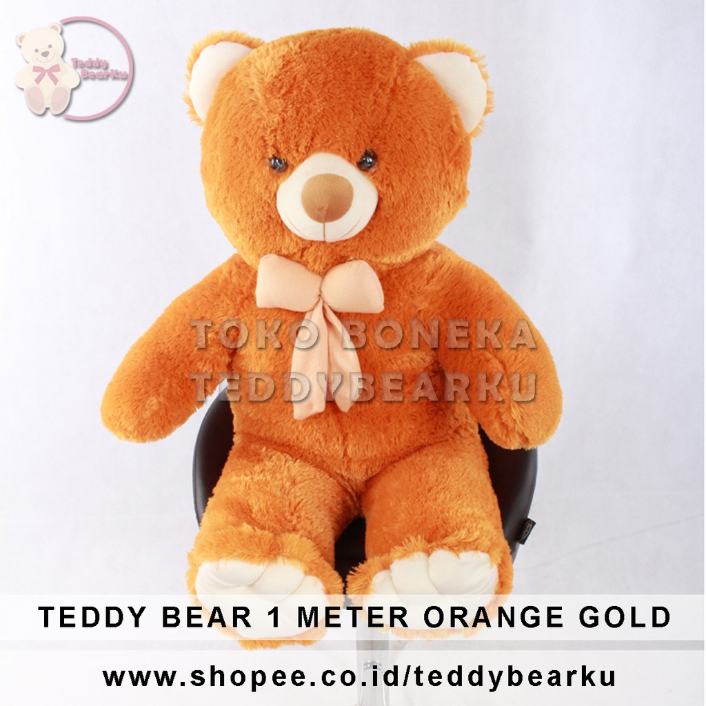 BONEKA TEDDY BEAR JUMBO UKURAN 1 METER KHAS BANDUNG