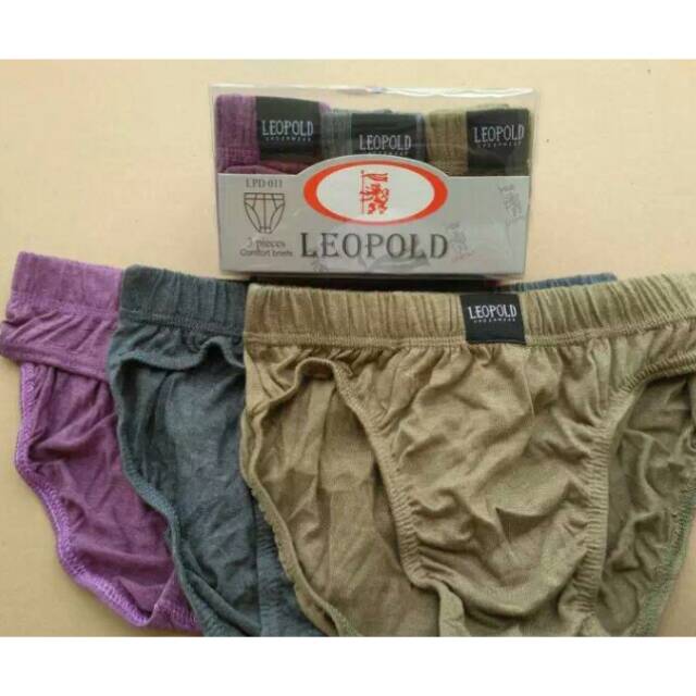 SEMPAK cowok dewasa bahan katun polos isi 3 pcs sekotak