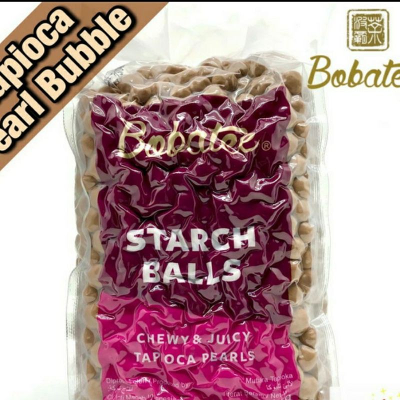 

bobatee bubble tapioka pearl bubble mutiara brown sugar 1kg