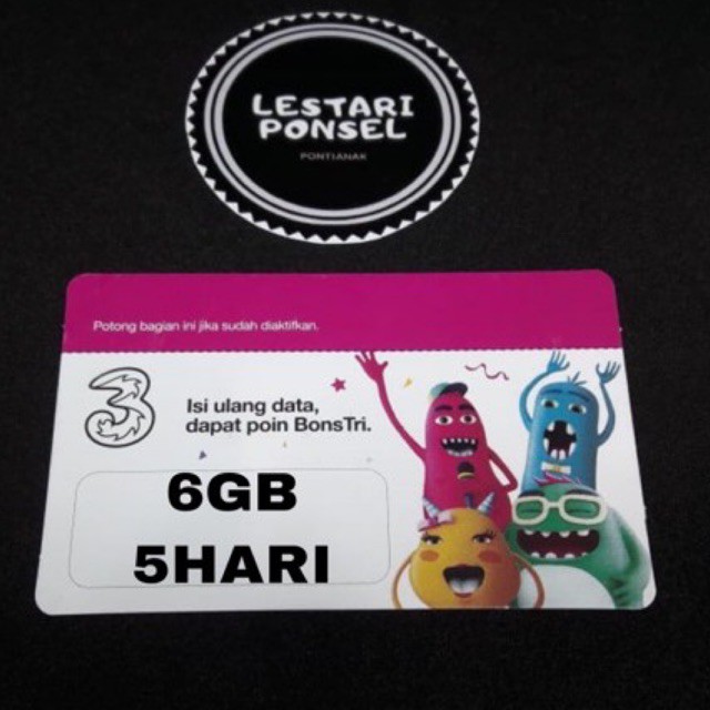 Voucher Tri Happy 6GB 5Hari