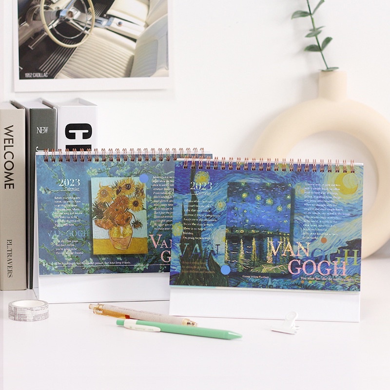 

Oil Painting Series 2023 Desk Calendar / Kalendar Meja / Kalender Meja 2023