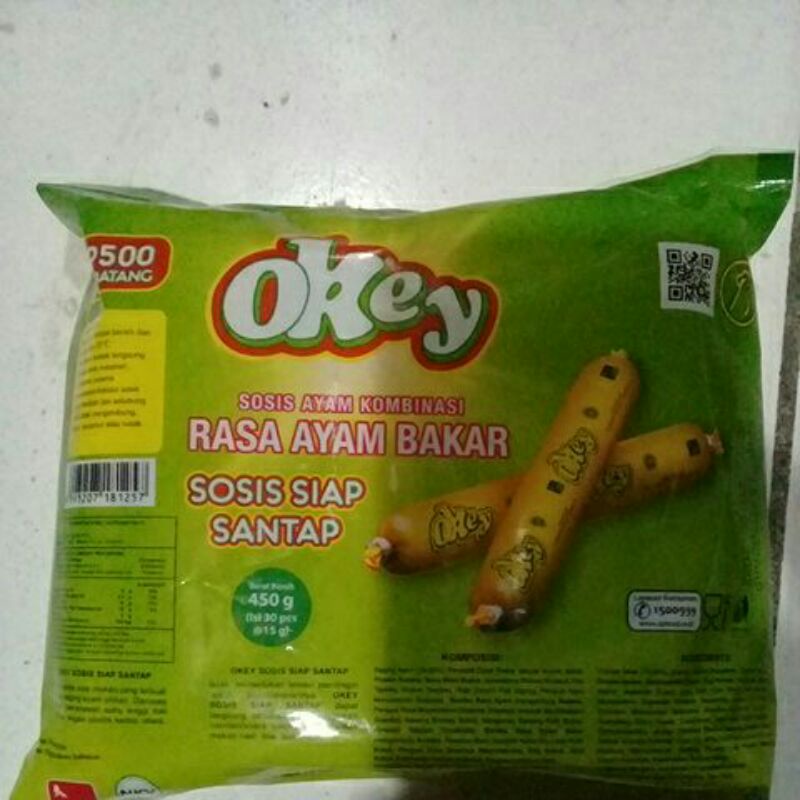 

Sosis okey eceran 500 isi 30pcs