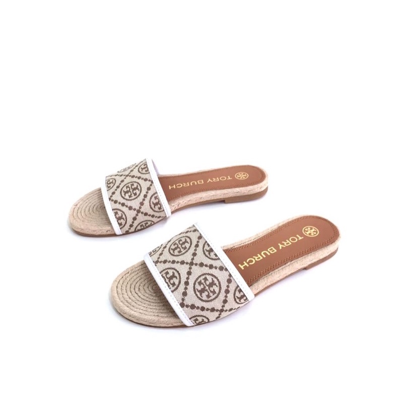 tb t monogram espadrilles sandal
