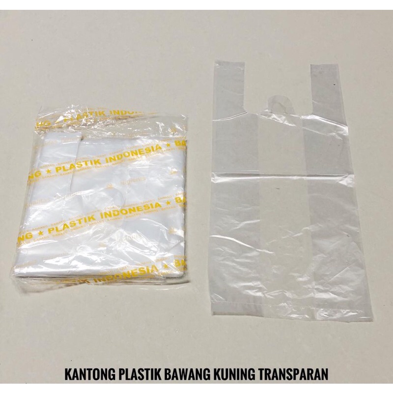 Jual 15 X 34 Kantong Plastik Kresek Transparan Bawang Kuning Indonesiashopee Indonesia 6108