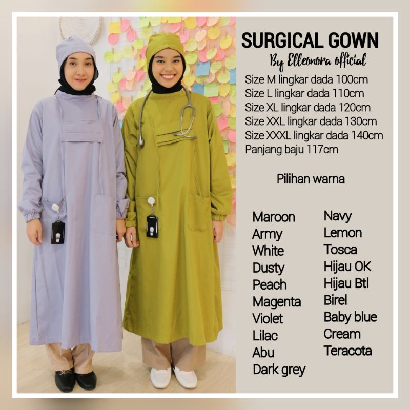 SURGICAL GOWN / APD GOWN / JUBAH OPERASI / BAJU BEDAH