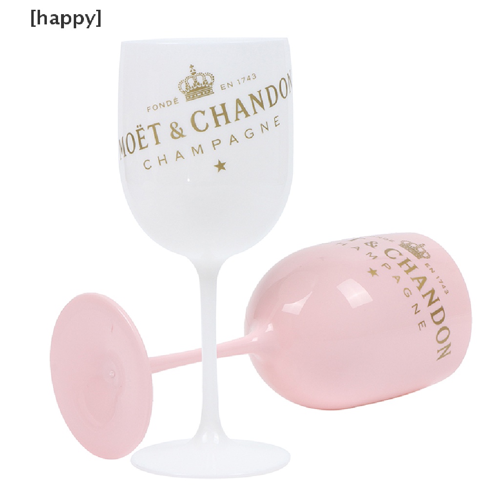 Gelas Champagne Dan Wine Warna Putih Untuk Pesta