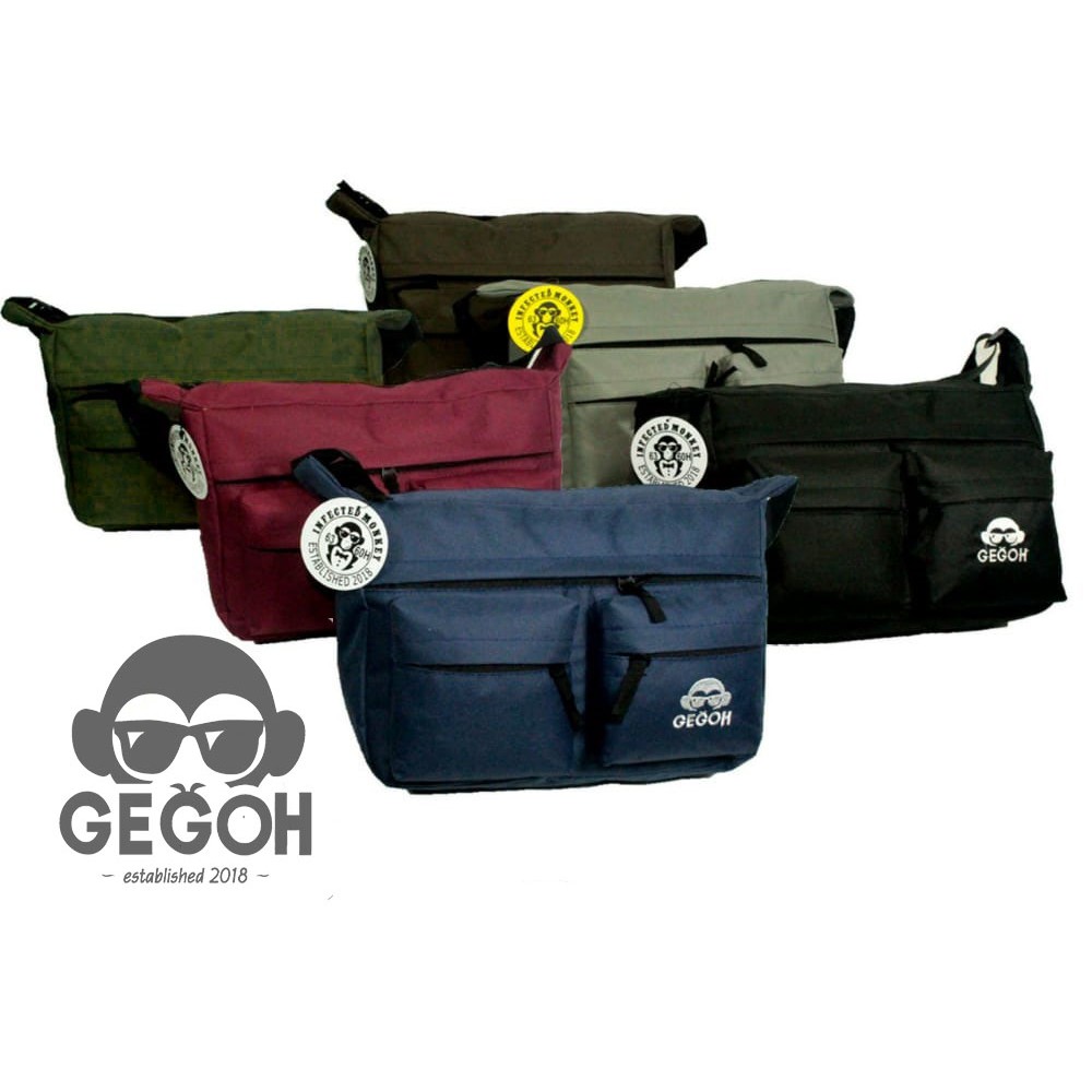 tas sekolah tas selempang pria pocket two G390H ORIGINAL Tas slingbag Hight Quanlity