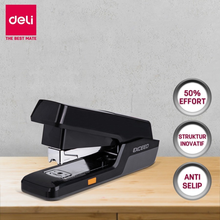 

Deli | Effortless Stapler Metal Exceed | 24/6 & 26/6 | E0476