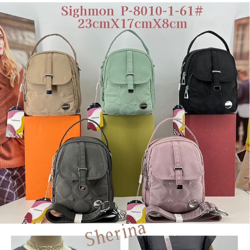 GZP8010-65/-61 TAS WANITA IMPORT SIGHMON 3in1 JINJING SELEMPANG RANSEL