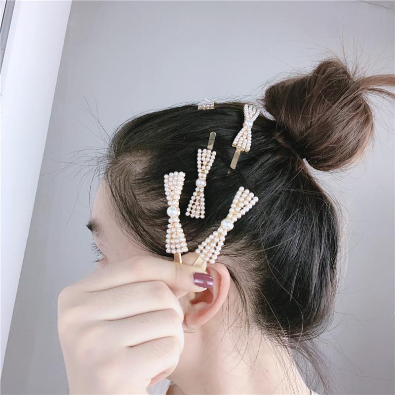 Jepit rambut korea wanita premium mutiara elegan mode baru original import