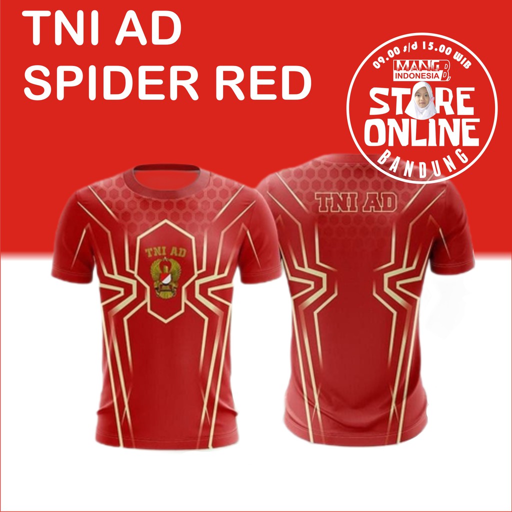 Kaos C72 Jersey TNI AD Spider
