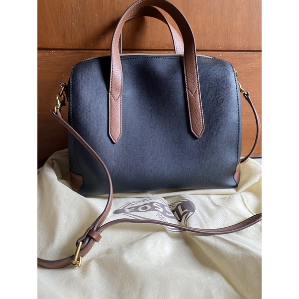 PRELOVED FOSSIL SIDNEY SATCHEL