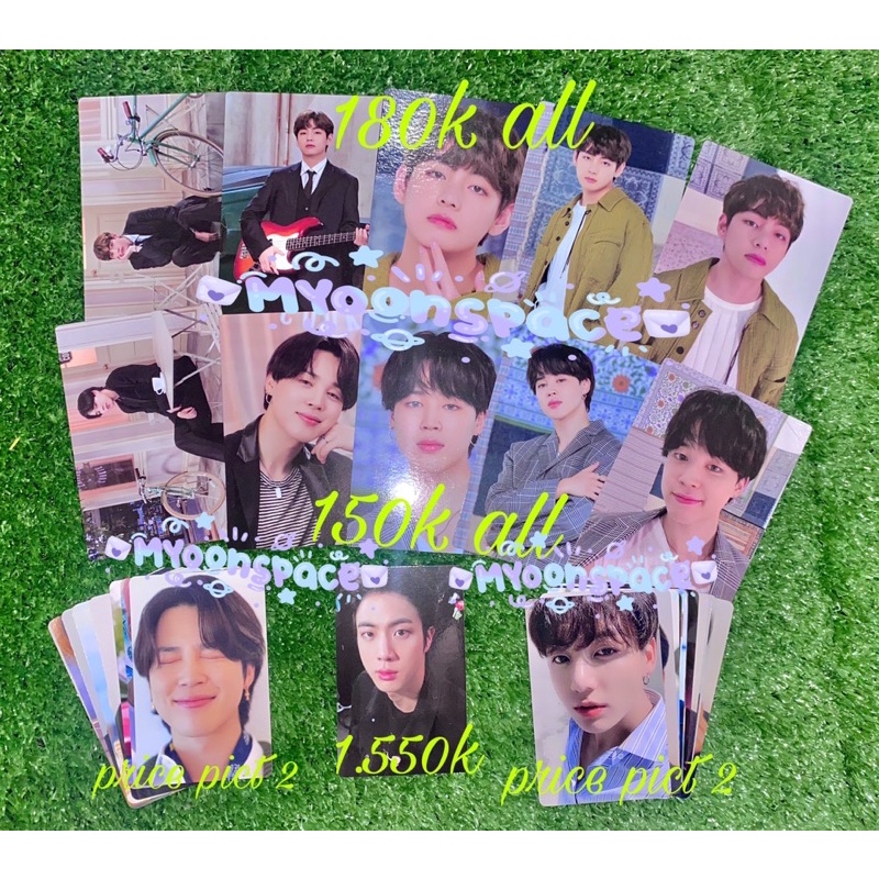 READY STOCK BTS PHOTOCARD OFFICIAL MPC SPC PTD SEOUL TAEHYUNG JIMIN JUNGKOOK DICON 101 BTS JIN FM5 P