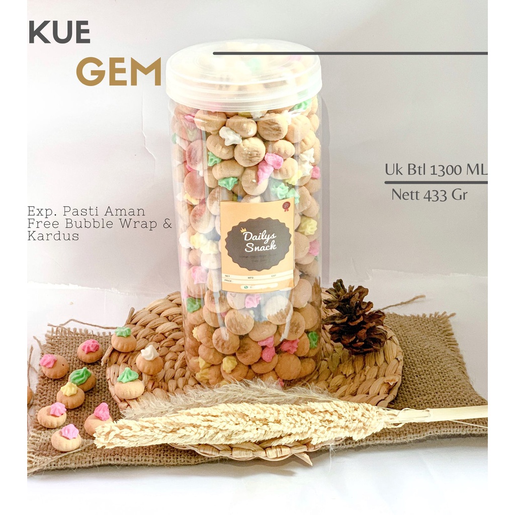 

SNACK KILOAN / MAKANAN RINGAN TOPLES - KUE GEM 435 GRAM