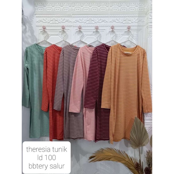 Tunik Kaos salur import wanita