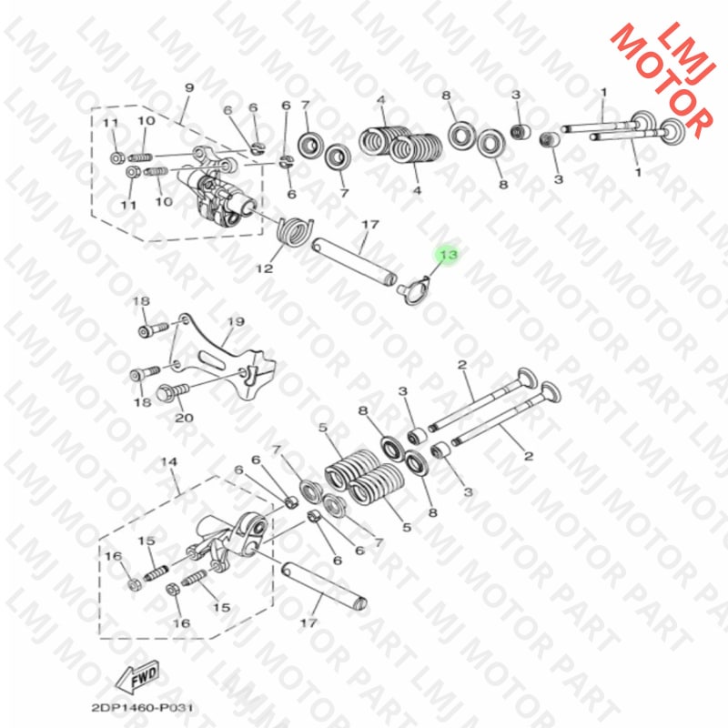 (100% ORIGINAL ) RING PLAT AS TEMPLAR PELATUK KLEP NMAX OLD NEW GEAR 125 2DP-E2279-00 Mantap bos
