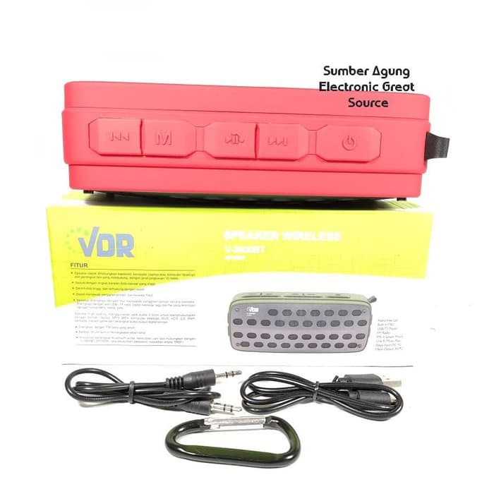 VDR Speaker Wireless SPYDER Spider V3900BT Bluetooth USB AUX USB TF SD