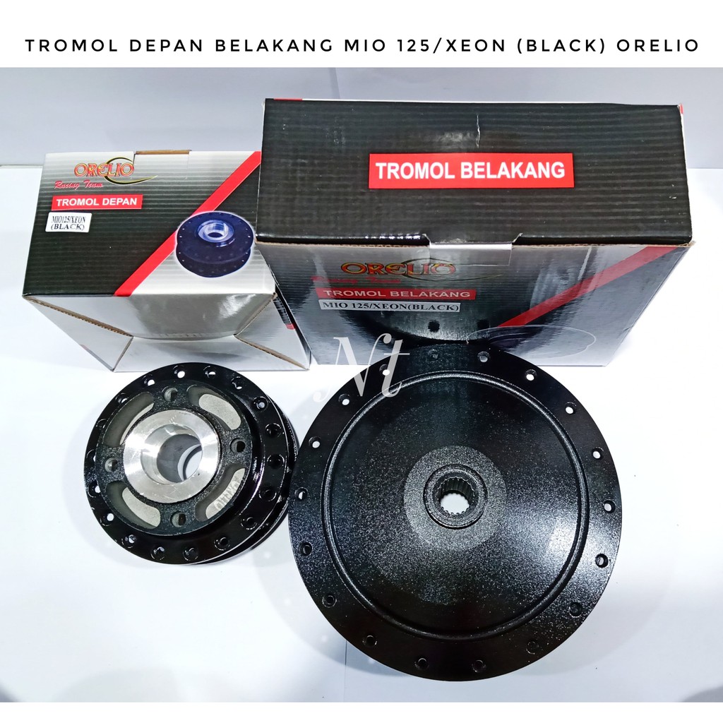 Tromol Depan Belakang Hitam Mio 125 / Xeon Orelio