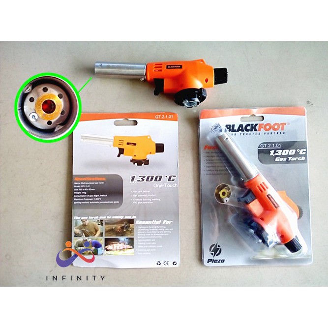 GAS TORCH BLACKFOOT - LAS PEMANTIK API - GAS TORCH BLACKFOOT GT2101 SERBAGUNA INFJ