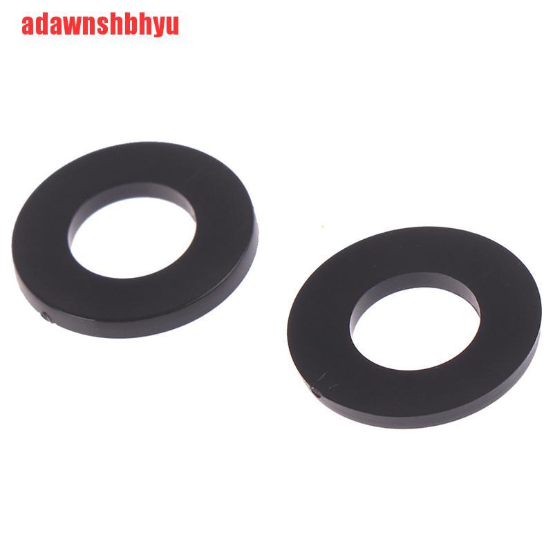 350pcs M2/M2.5/M3/M4/M5/M6/M8 Flat Washer Bahan Nilon Warna Hitam