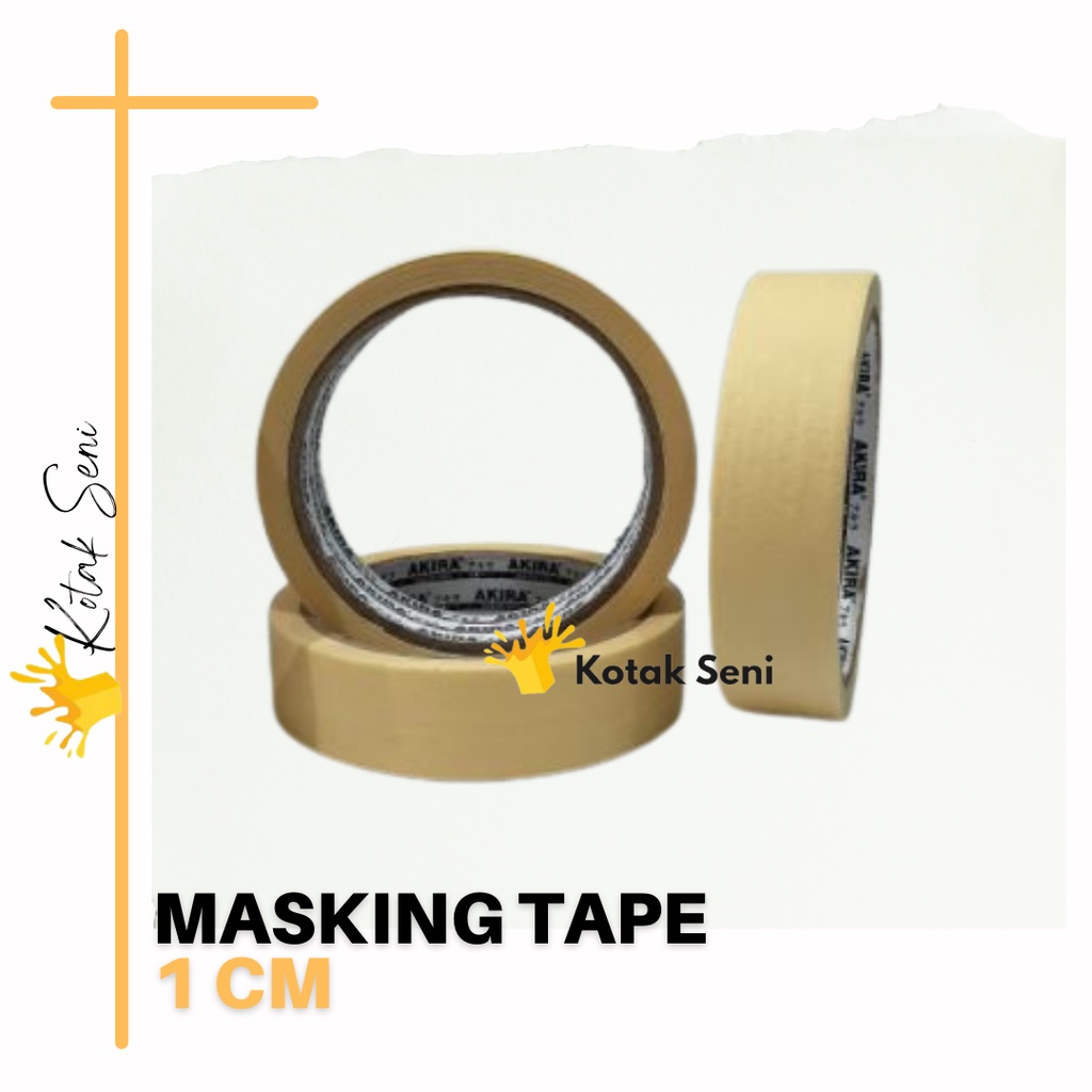 

Masking Tape 1 cm / Lakban Kertas Ukuran 1 cm / Akira Masking Tape