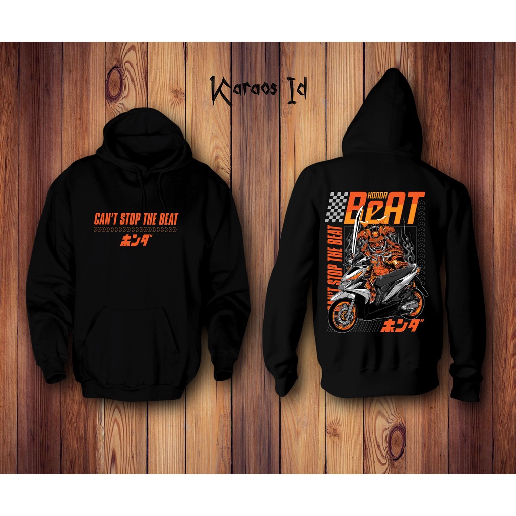 Jaket Hoodie Motor Honda Beat Premium Distro
