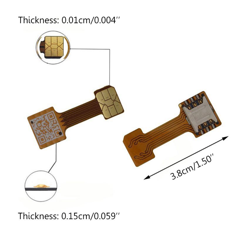 Cre Dual SIM+Two-in-one Horizontal SD Adapter Phone Extender 4G Untuk Extender Ponsel Android Untuk Nano