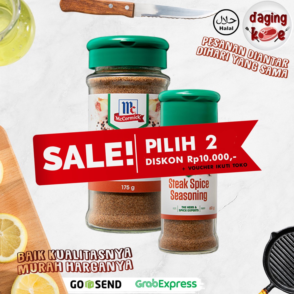 

BUMBU CABAI MCCORMIK STEAK SPICE 60gr DK007