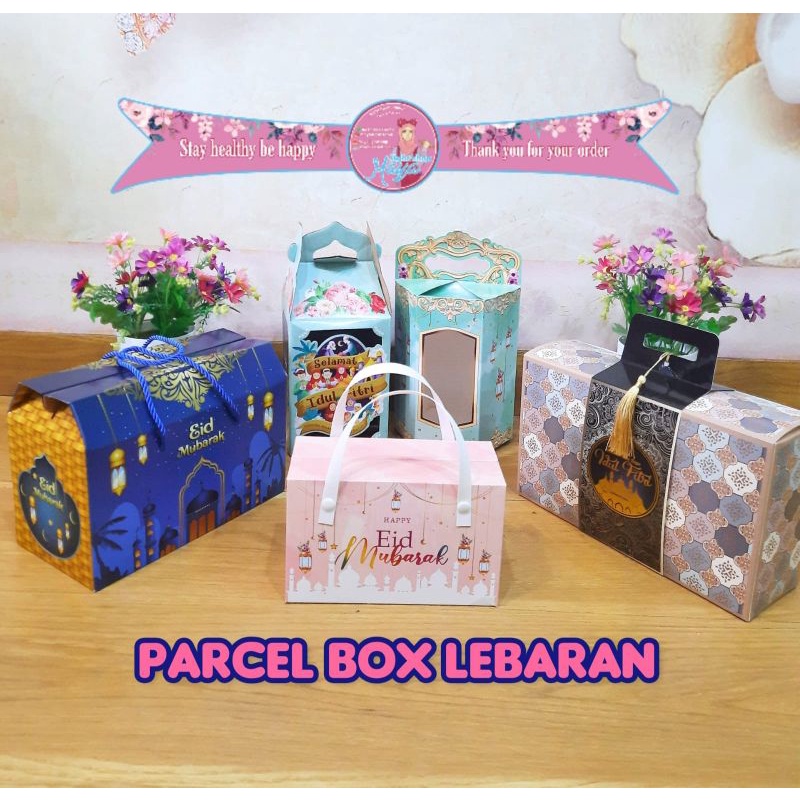 hampers parcel box gift kado lebaran dus kue kering murah kokoh