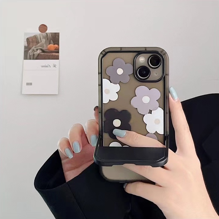 Soft Case Silikon TPU Transparan Motif Bunga Untuk iPhone 13 12 11 10 Pro XS Max X XR 8 7 6 6S Plus SE 2020