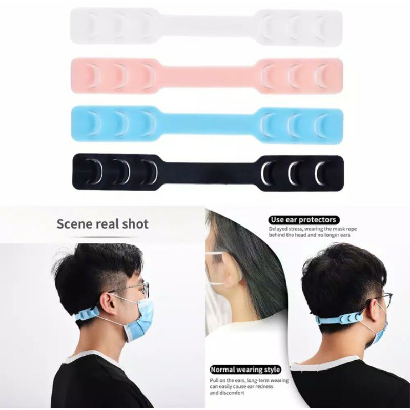 Mask Adjustable Buckle Anti-Slip Mask Ear Grips Extension Hook 3 Gear Mask