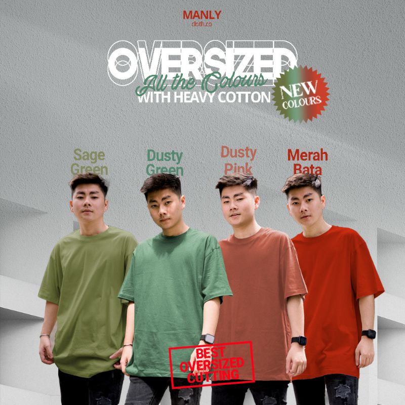 MANLY KAOS POLOS OVERSIZE UNISEX PREMIUM