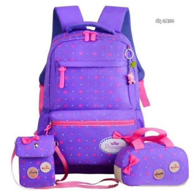 RLY68_Tas Ransel Bintang Tabur Laptop Kamera Dompet HP Android Selempang Keren Gaya Cewek Cowok