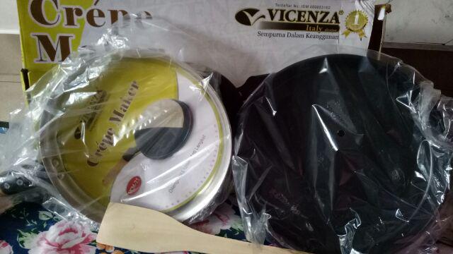 Wajan Terbalik Vicenza Vcm21 Kulit Crepe Maker Risoles Lumpia Martabak Dadar Crepes 1.100g