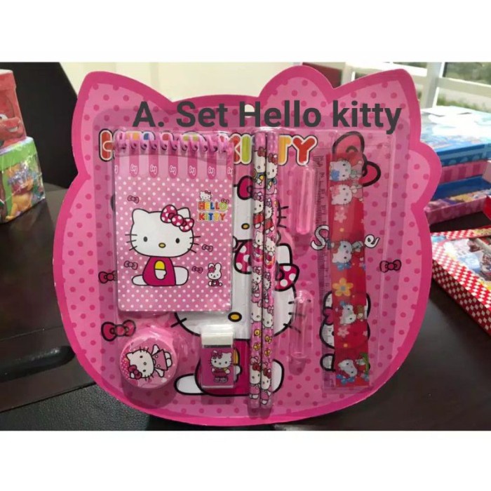 

set alat tulis 8 in 1 souvenir ulang tahun peralatan sekolah peralatan tulis stationary