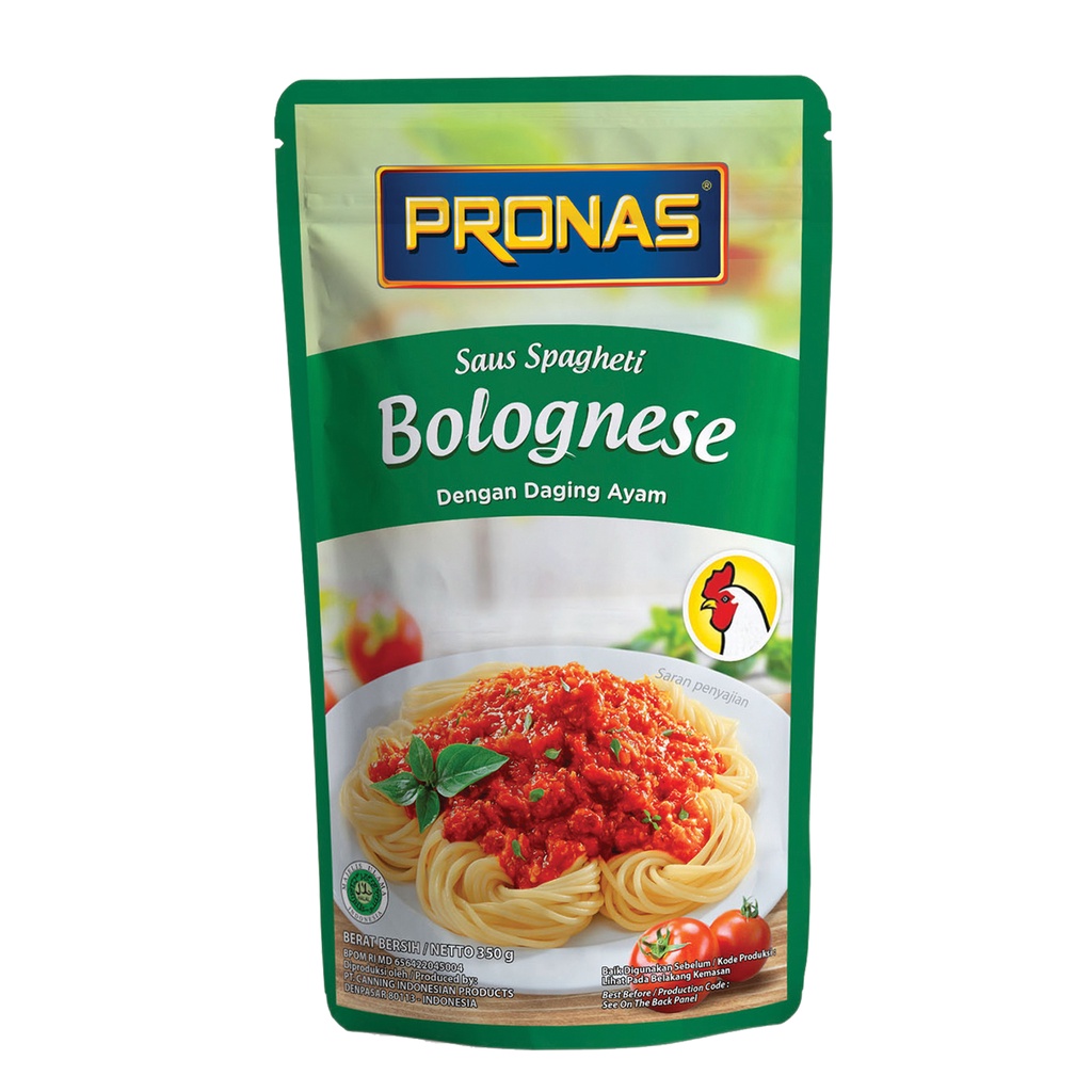 Pronas Saus Bolognais lengkap dengan Daging Ayam 350 gr