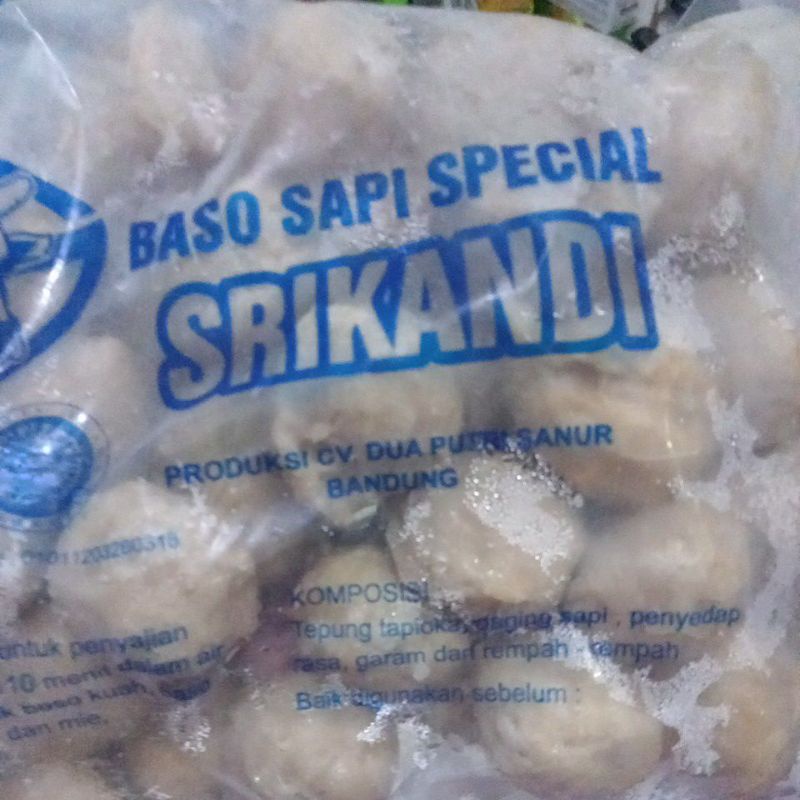 

Bandar baso Srikandi isi 50 biji