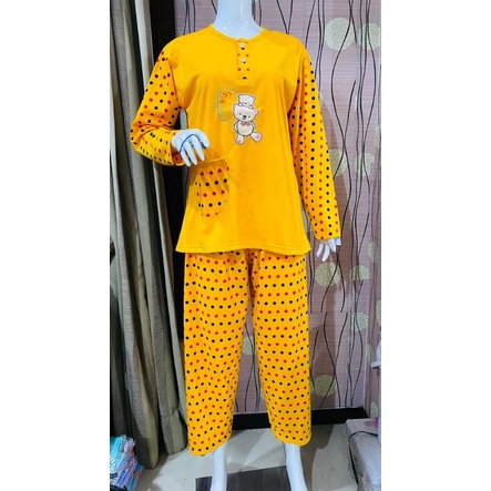 Baju Tidur Panjang Jumbo Kaos