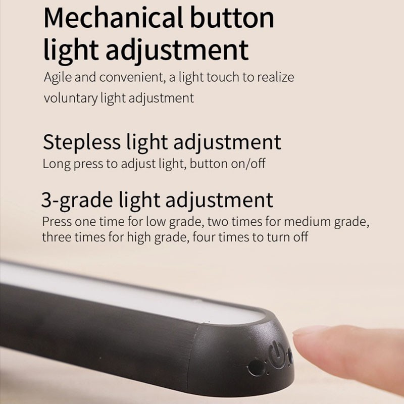 Triple W Lampu Neon LED USB Portable Tempel Lemari Meja  Makeup Belajar Kerja Arsitek