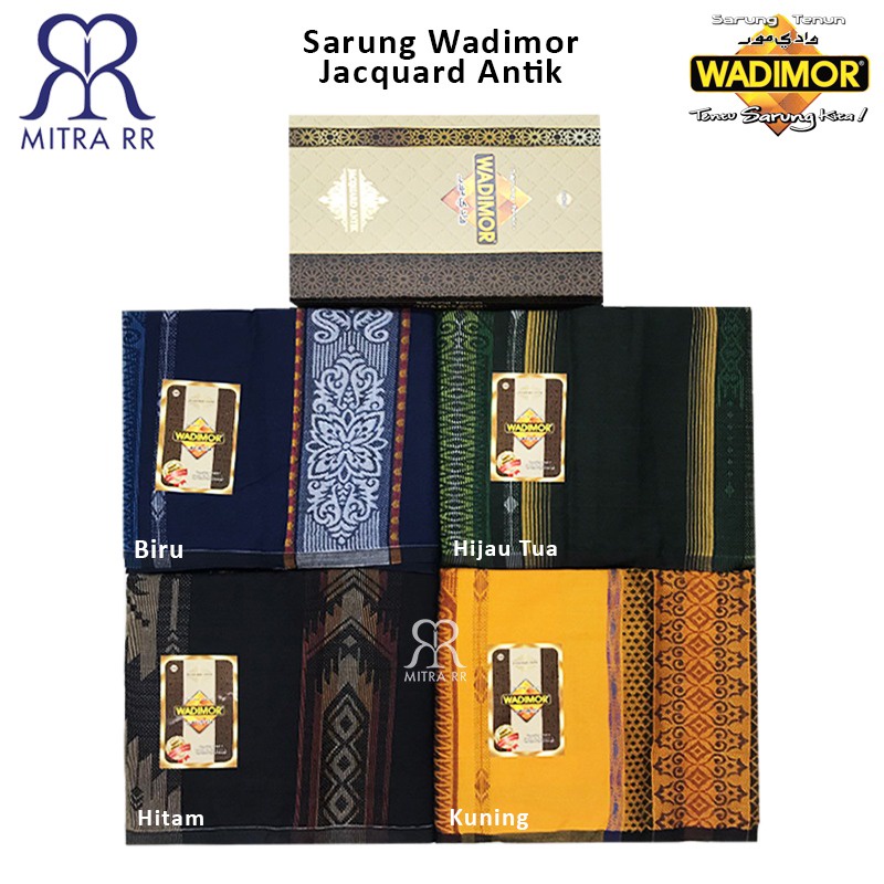 Sarung Wadimor Jacquard Antik Sarung Jacquard Dewasa Satuan/ Grosir