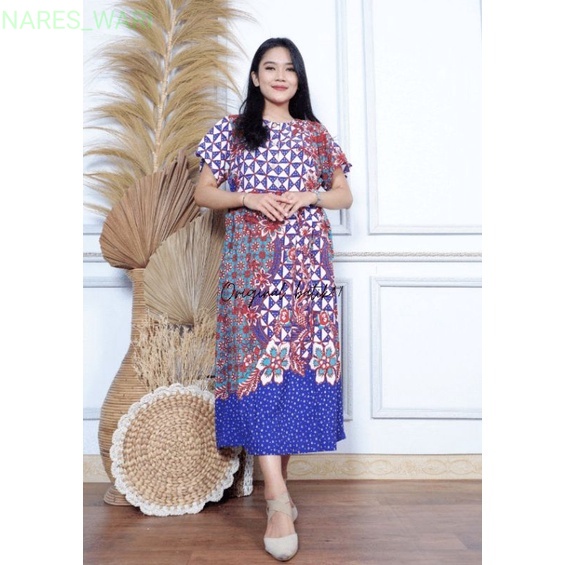 Baju tidur murah Fashion wanita Daster Batik Print Solo Busui Tidak Terawang Premium Grade A