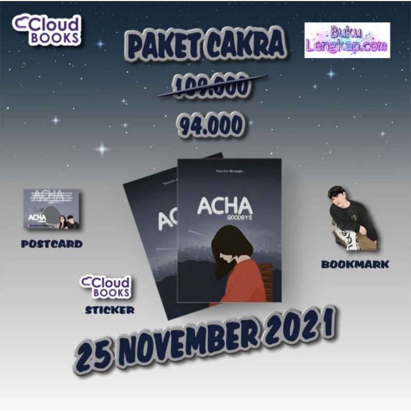po buku novel Acha Goodbye - Yesycha Mangopo original