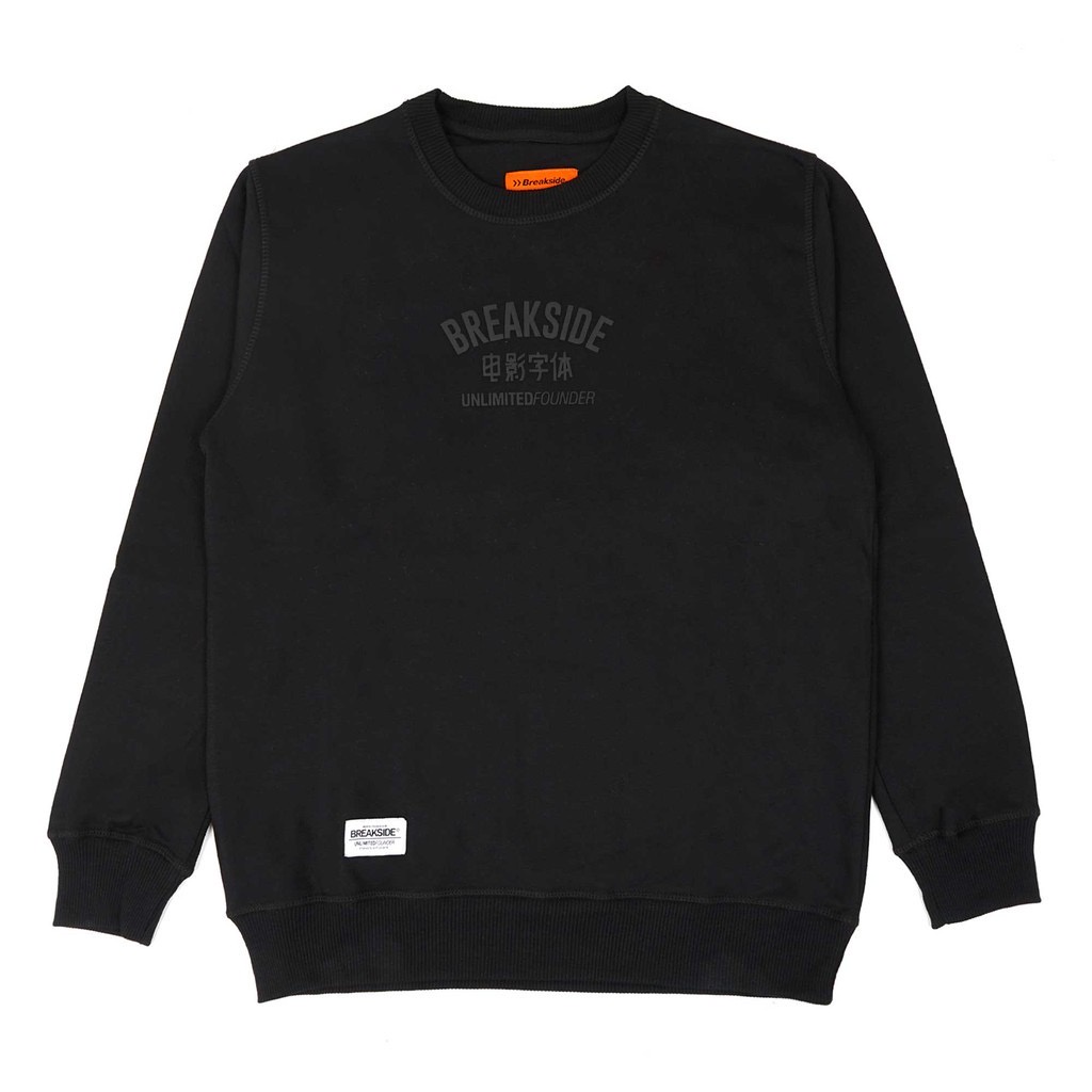 SWEATER CREWNECK BREAKSIDE ALEXI BLACK