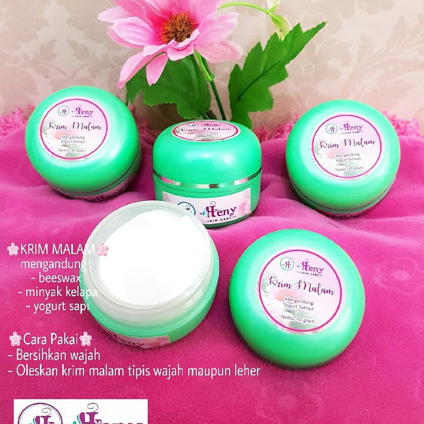 krim malam & krim pagi bahan alami