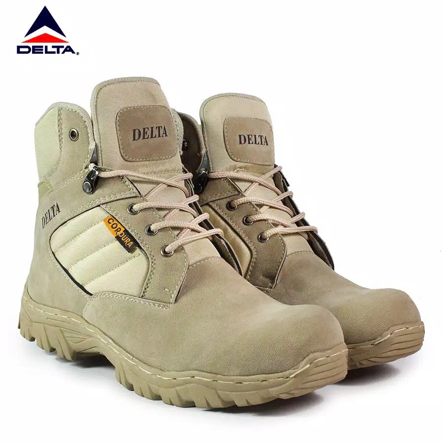 SEPATU KEJA PRIA BOOTS DLTA CORDURA TACTIKAL PDL PENDEK 6 INCI