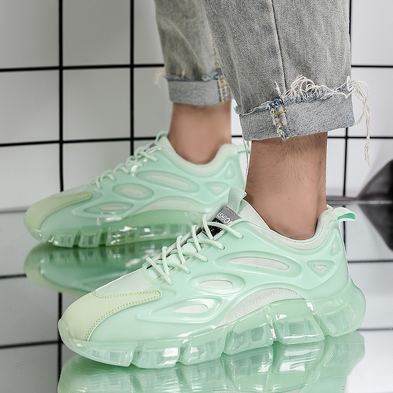 Ayah Sepatu Pria Sepatu 2022   Pemuda Jelly Bawah Tren Serbaguna Mahasiswa Rekreasi Olahraga Sepatu 