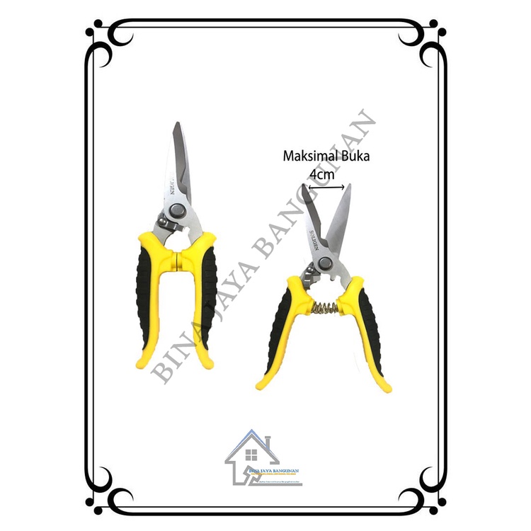 

Gunting Dahan Gerigi Model Korea 8" SLM 02 Merk SOLIGEN