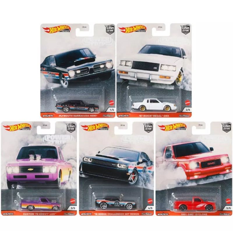 Hot Wheels Premium Ronin Run  Car Culture Exotic Envy Hyper Power Trip Japan Historics 3 Desert Rally Original Mattel Hotwheels Set 5 pec