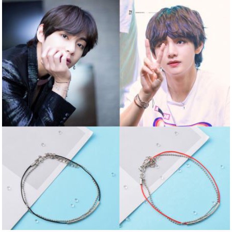 Gelang Bangle Bangtan Boys Bangtan Boys JiMin JUNGKOOK V Bahan TALI PIPE RANTAI BULAT